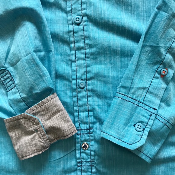 DRILL NYC  Long Sleeve Button Down Shirt! M - SLIM - Picture 13 of 16